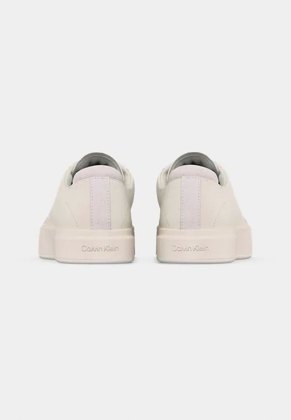 Кроссовки с чашеобразной подошвой Calvin Klein, Triple Off White — фото 4