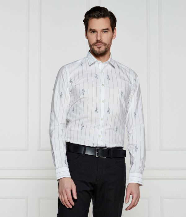 

Рубашка c-roan-kent-c1-243 Slim fit Boss, белый