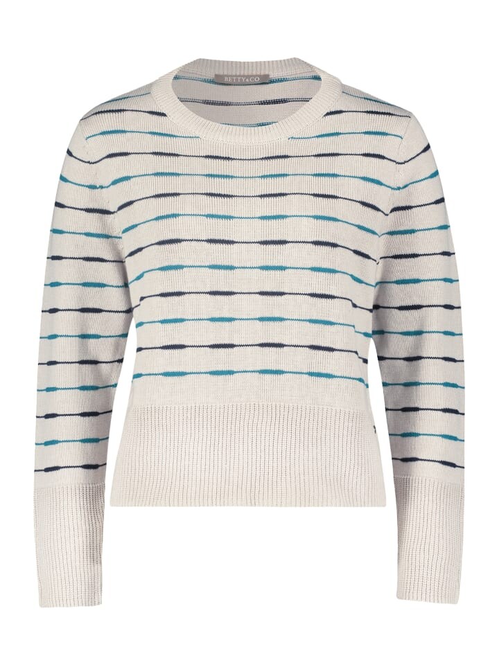 

Пуловер BETTY & CO Strick, цвет nature/dark blue