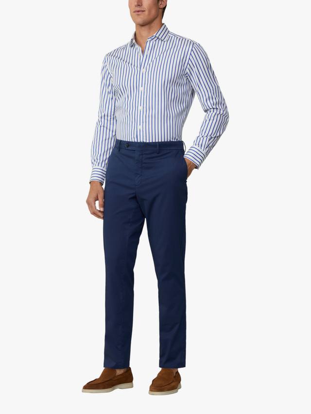 

Брюки-чиносы kensington slim fit Hackett London, цвет Ink Blue
