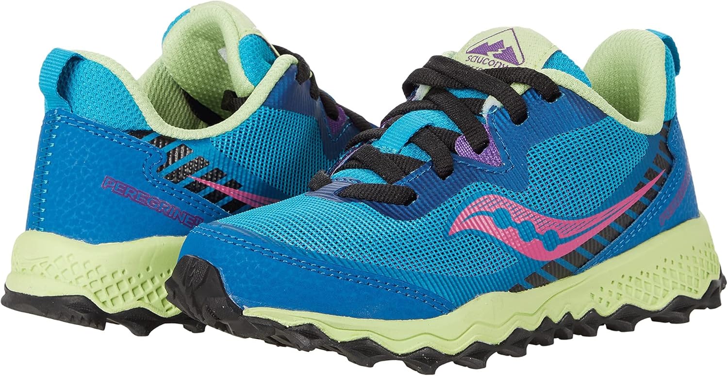 Кроссовки для пеших прогулок Saucony Unisex-Child Peregrine 11 Shield, мультиколор — фото 2