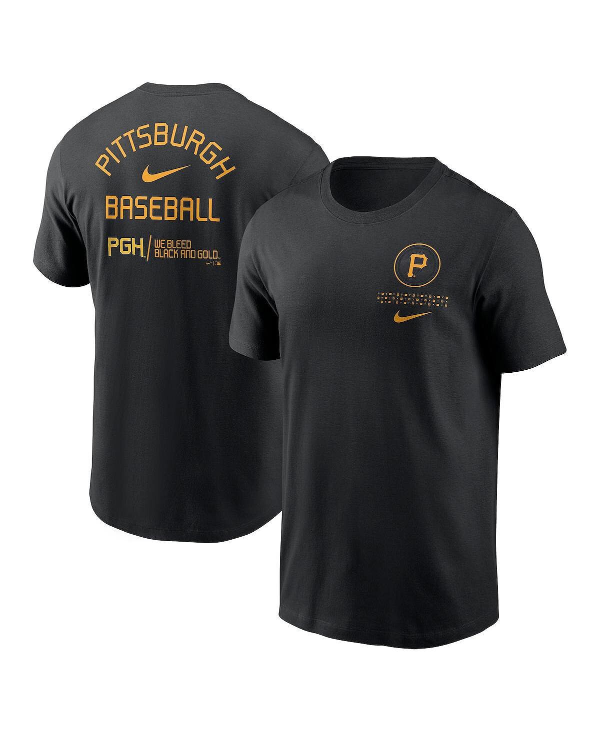 

Мужская черная двойная футболка Pittsburgh Pirates 2023 City Connect Nike, Черный, Мужская черная двойная футболка Pittsburgh Pirates 2023 City Connect Nike