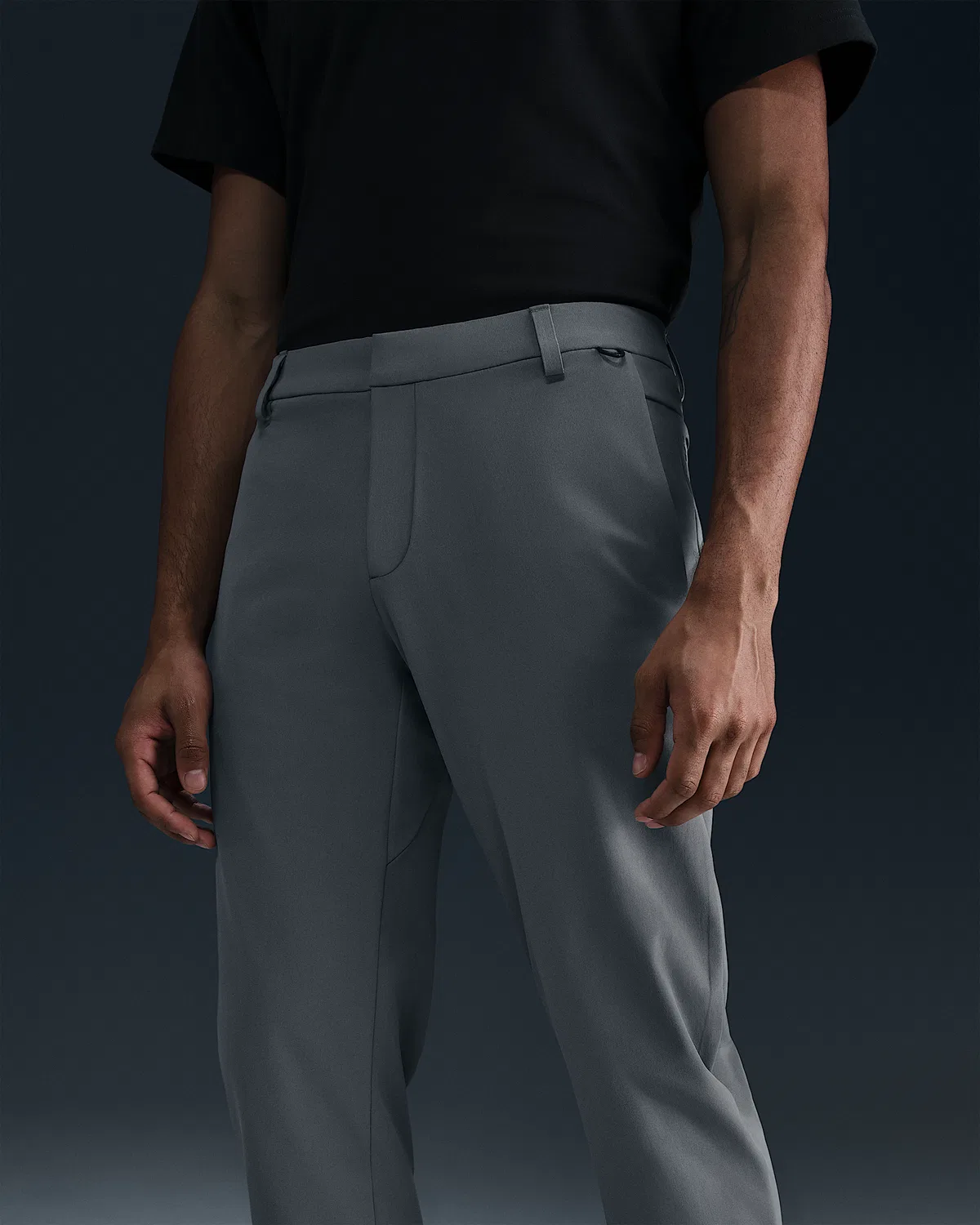 Мужские брюки-чинос Dri-FIT Slim Nike 24.7 PerfectStretch, Smoke Grey/Black/Nano Grey — фото 2