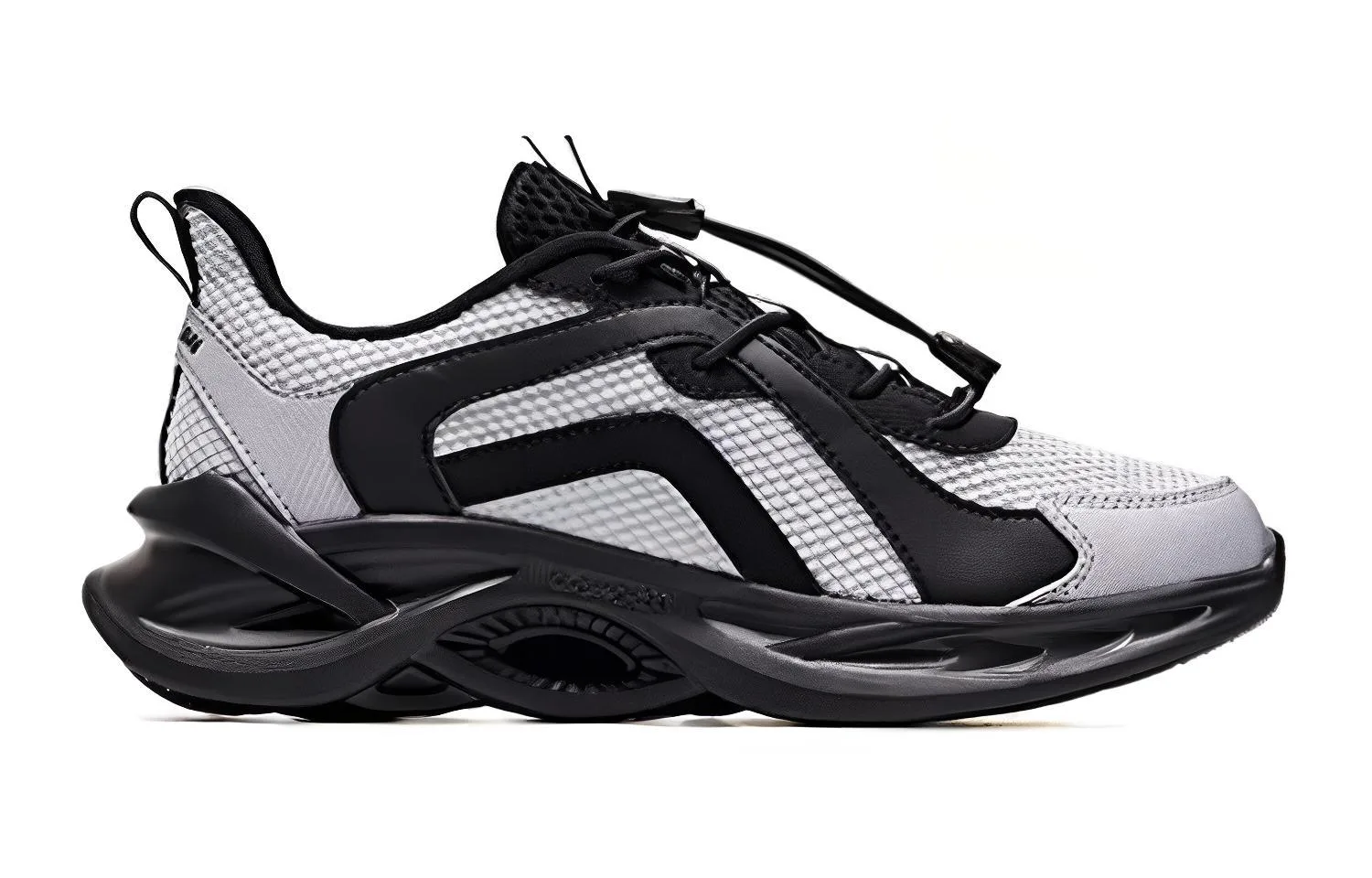 QIAODAN Детские кроссовки для бега low top anti kick серый серебристый — фото 3
