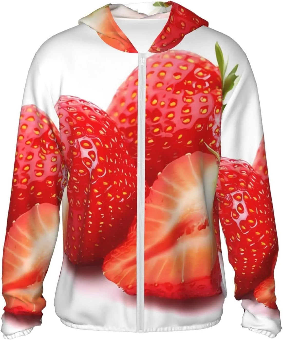 

Мужская толстовка с защитой от солнца upf 50+ fresh strawberry, лонгслив FHEDVBN