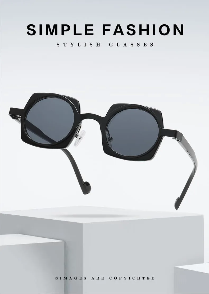 

Минималистичные квадратные солнцезащитные очки, цветовая палитра из кислотных и нейтральных оттенков, уникальный аксессуар в стиле инди для мужчин и женщин GDKPJDT, 6