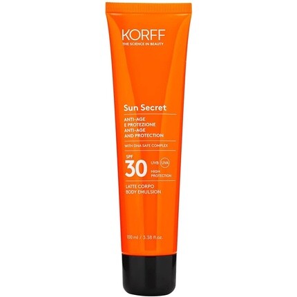 

Korff Sun Secret Молочко для тела Защита от солнца и антивозрастное действие SPF 30 100 мл