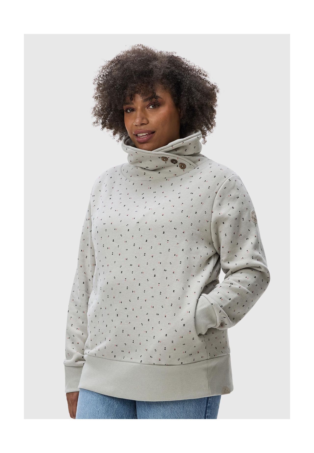 

Свитер с шалевым воротником Angell Plus Ragwear, цвет Bone