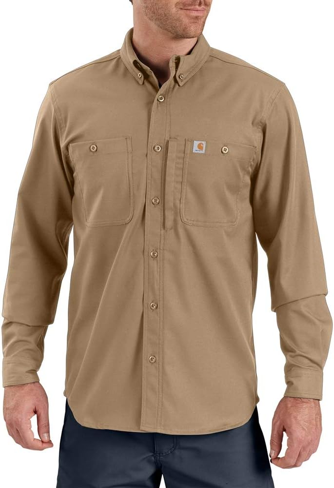 

Carhartt мужская рубашка с длинным рукавом Rugged Professional Series, Dark Khaki