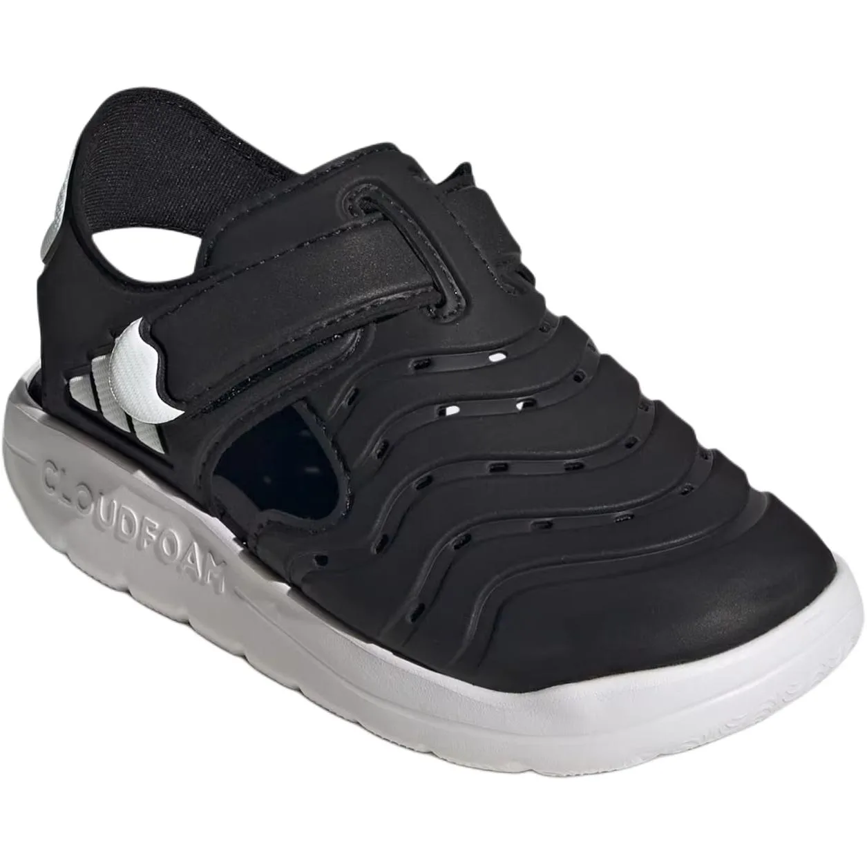 Adidas Детские водные сандалии Black White Kids' — фото 3