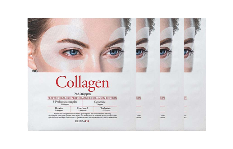 

DERMAFIX Коллагеновая маска для глаз с яичным белком увлажняющая и питательная