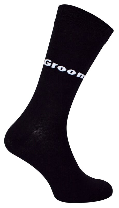 

Годовщина свадьбы носки для жениха Sock Snob, черный