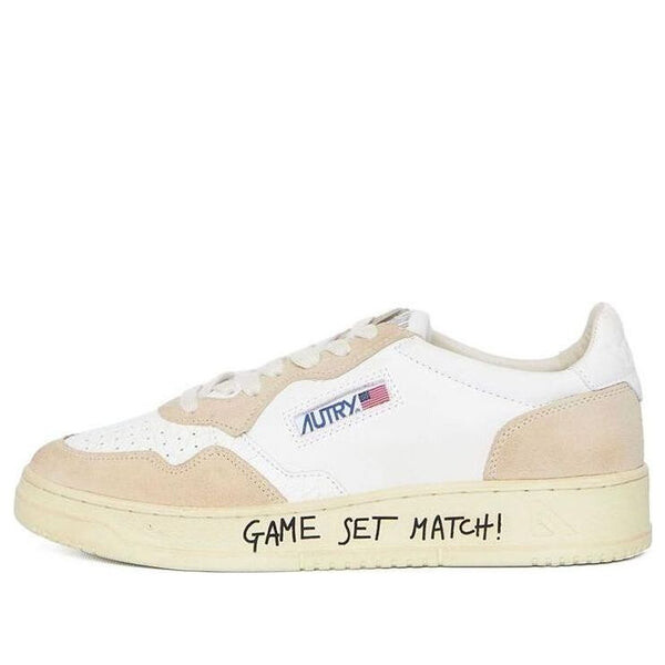 

Кроссовки medalist low 'game set match - white' Autry, белый