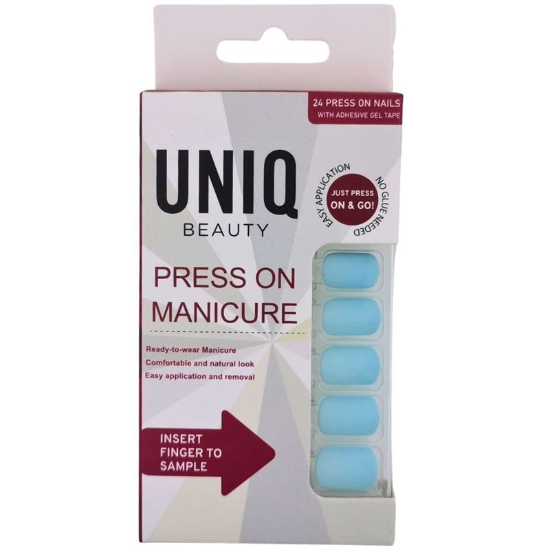 

Искусственные ногти click on / press on maniküre nägel Uniq, baby blue, количество 24 шт.