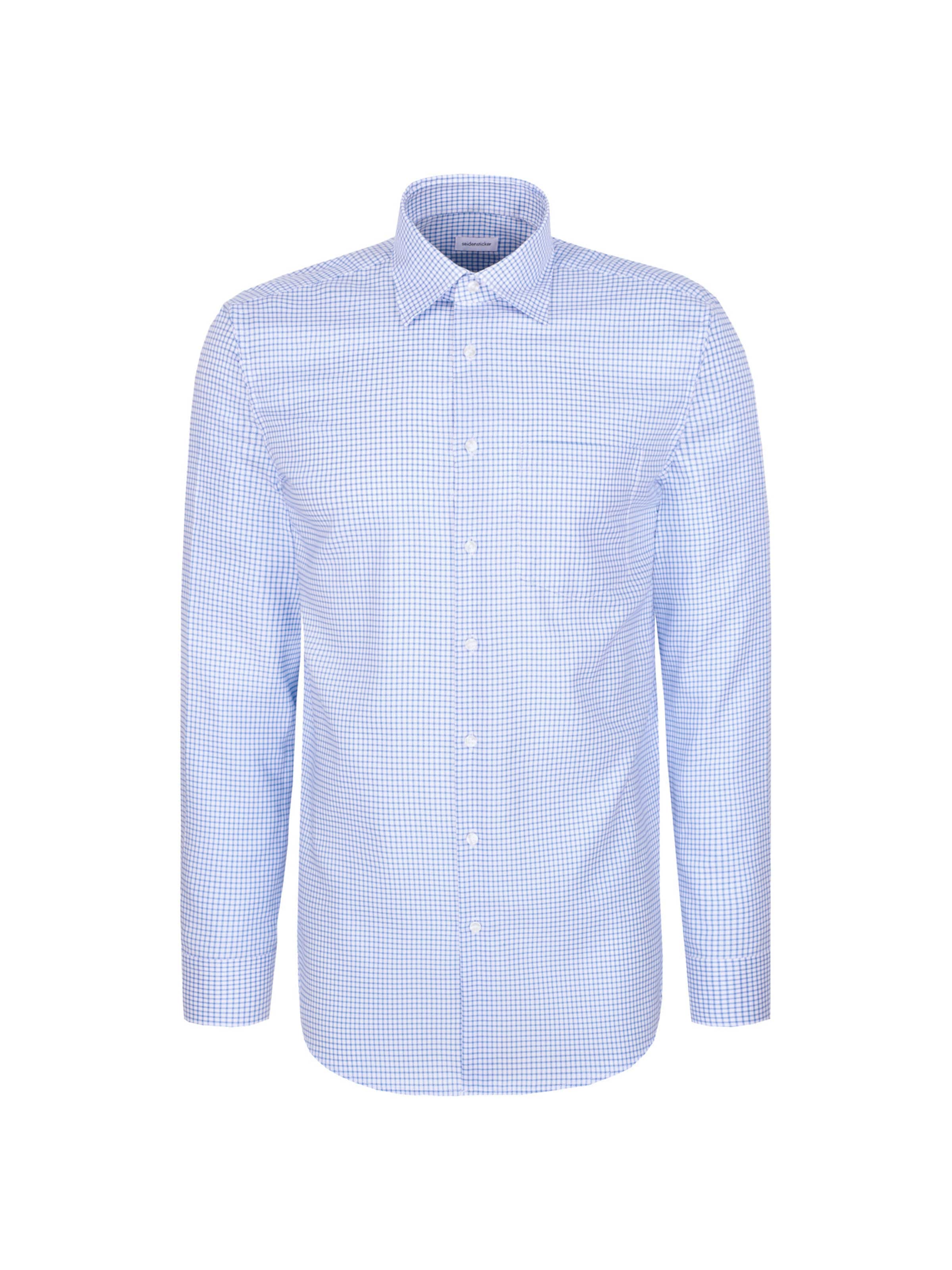 

SEIDENSTICKER Рубашка для делового стиля 'Schwarze Rose' Regular fit в цвете Royal Blue