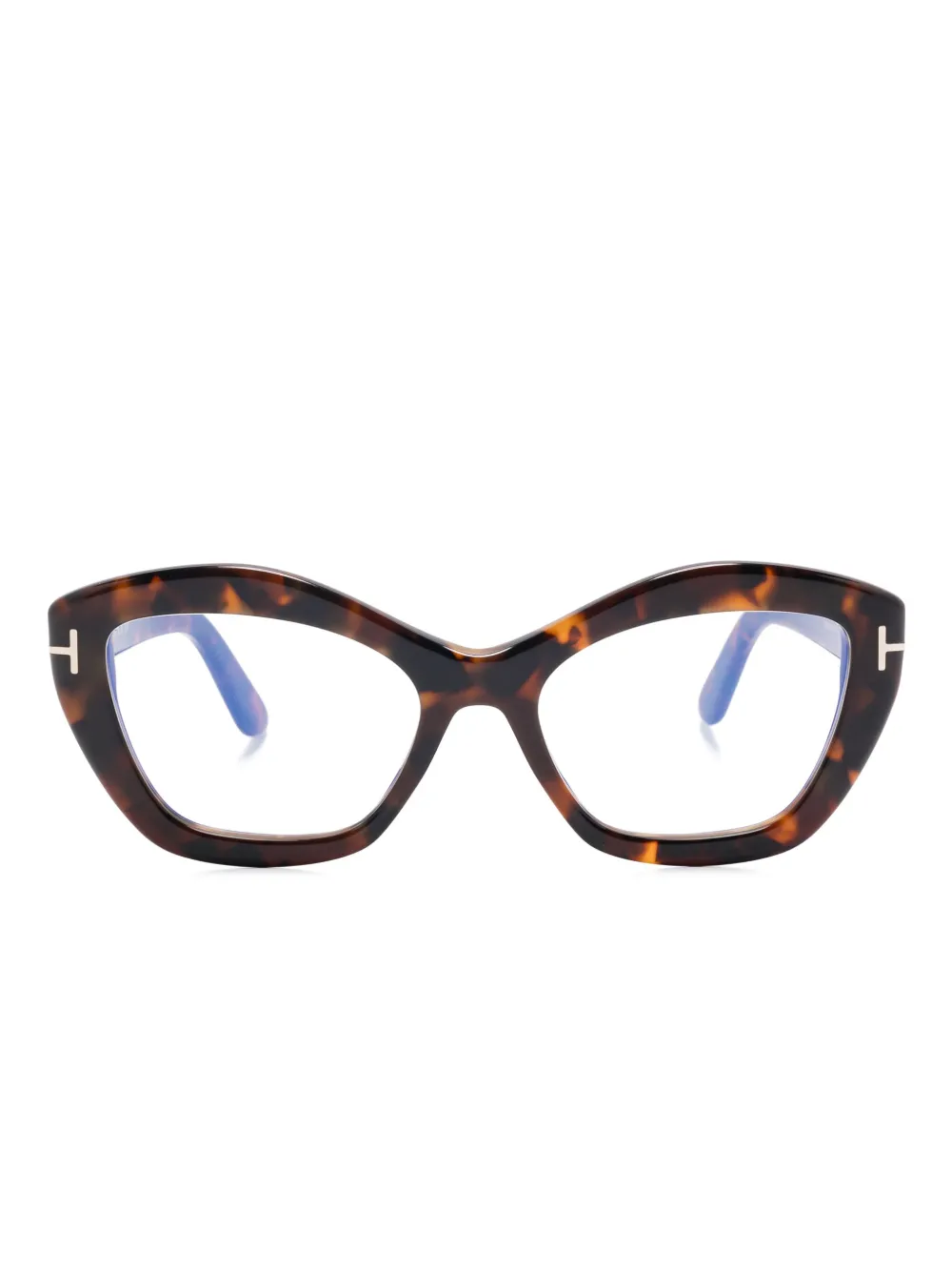 

Очки в оправе 'кошачий глаз' TOM FORD Eyewear, коричневый