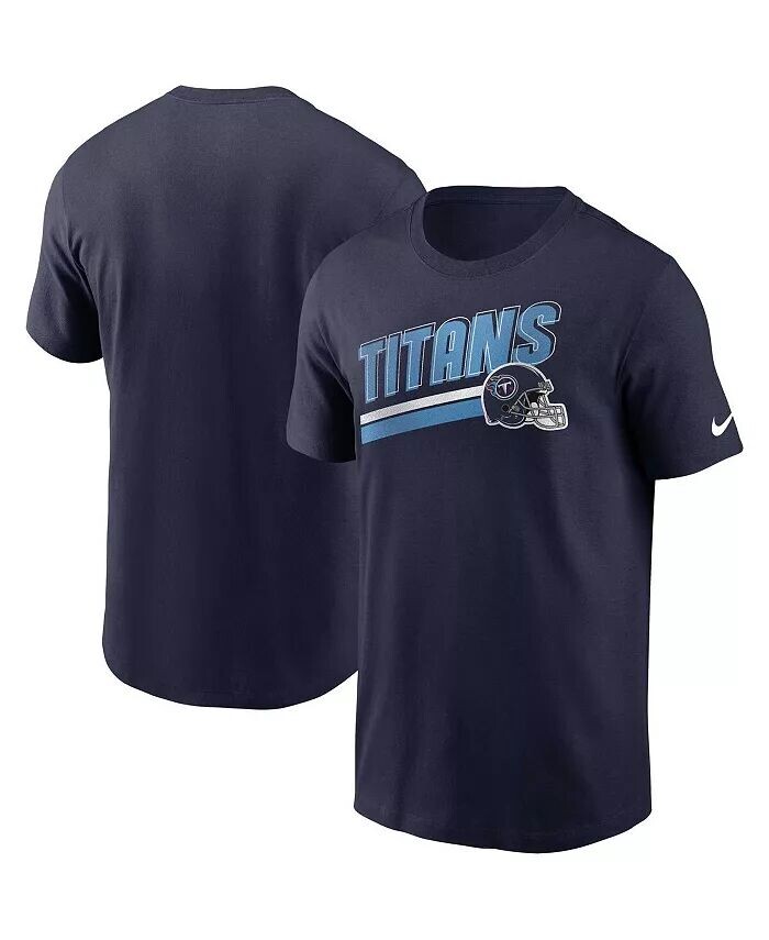 

Мужская темно-синяя футболка Tennessee Titans Essential Blitz Lockup Nike