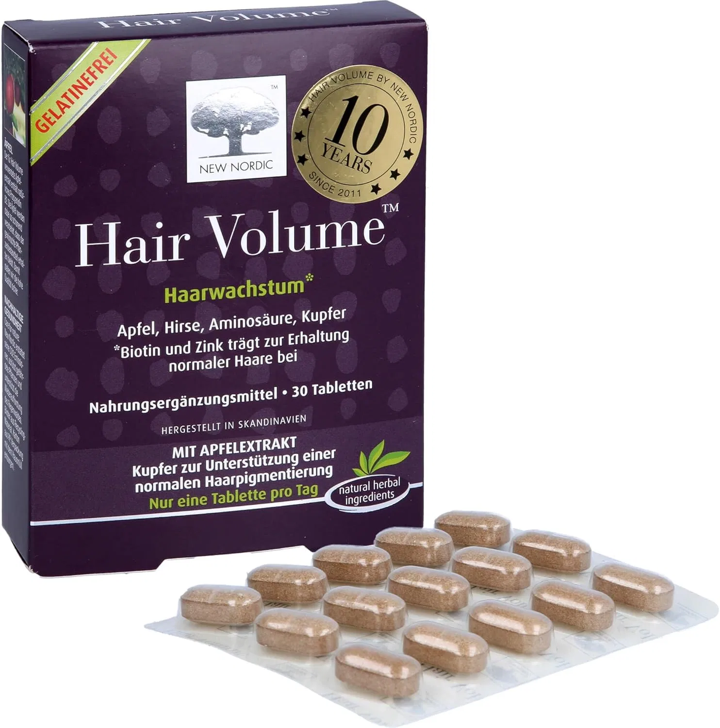 Биологически активная добавка Hair Volume от New Nordic, 30 шт. New Nordic Ltd — фото 3
