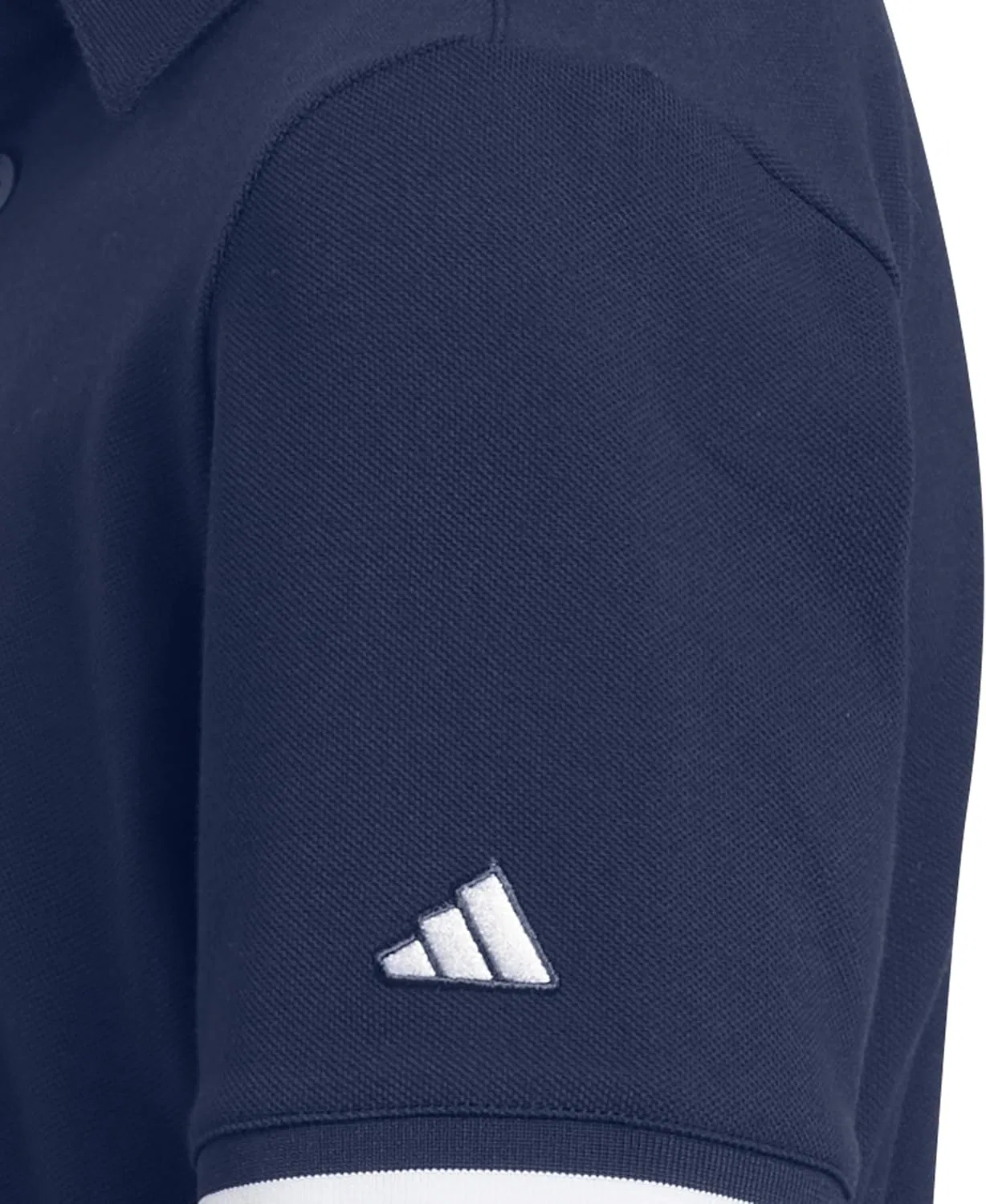 Детское поло Adidas, цвет Collegiate Navy — фото 4
