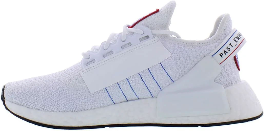 Мужские кроссовки Adidas NMD R1 V2, белый/синий — фото 3