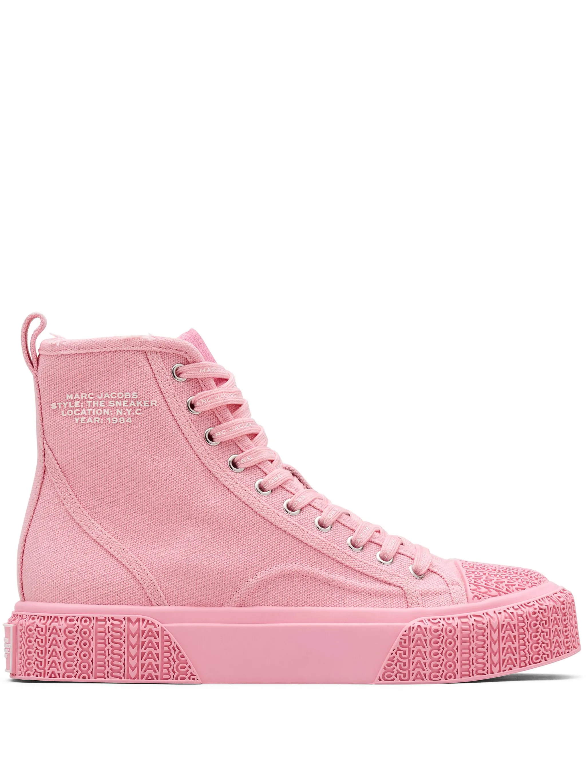 Кеды The High Top Marc Jacobs, розовый