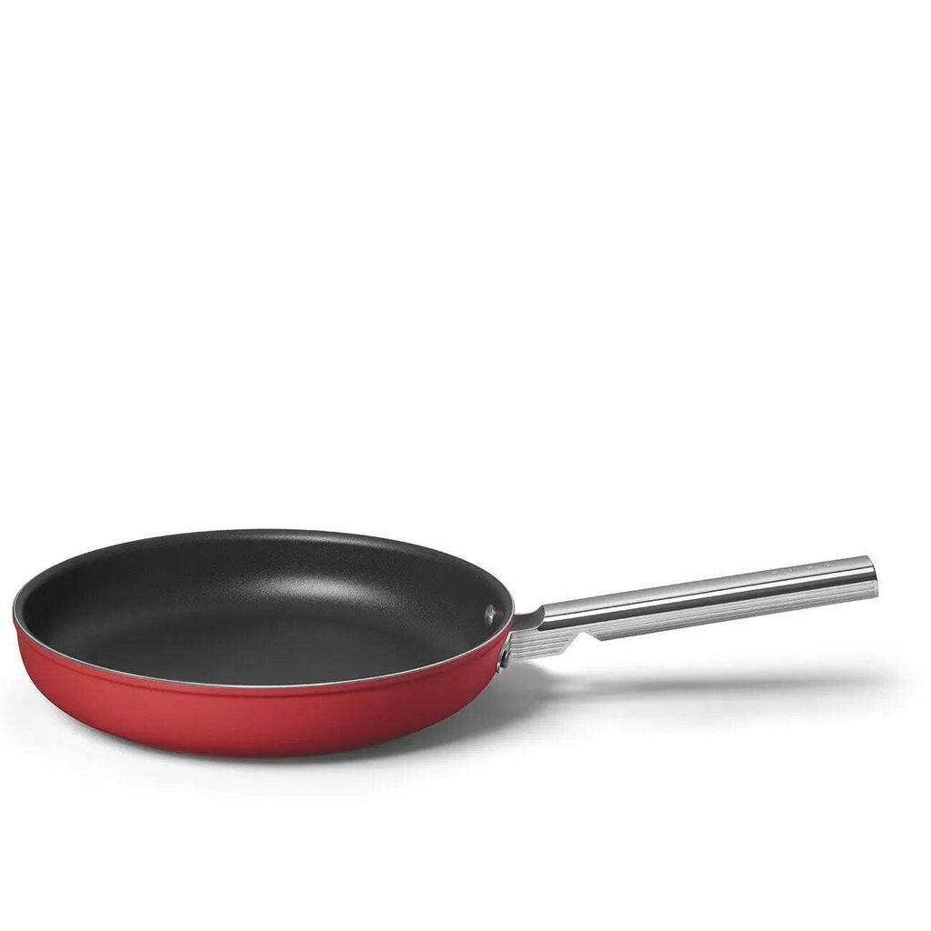 

Сковорода SMEG Matt Red ø 30 см – стандартное антипригарное покрытие, черный