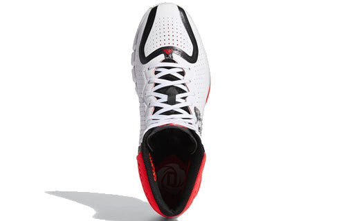 Кроссовки adidas D Rose 4 Geek Up 'Black White Red', черный — фото 4