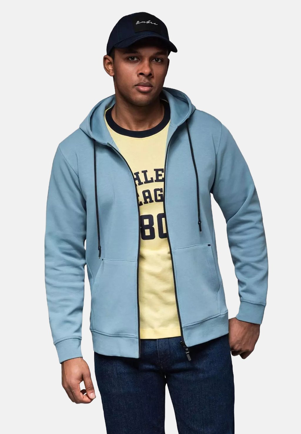 

Толстовка на молнии Ombre, светло-голубой