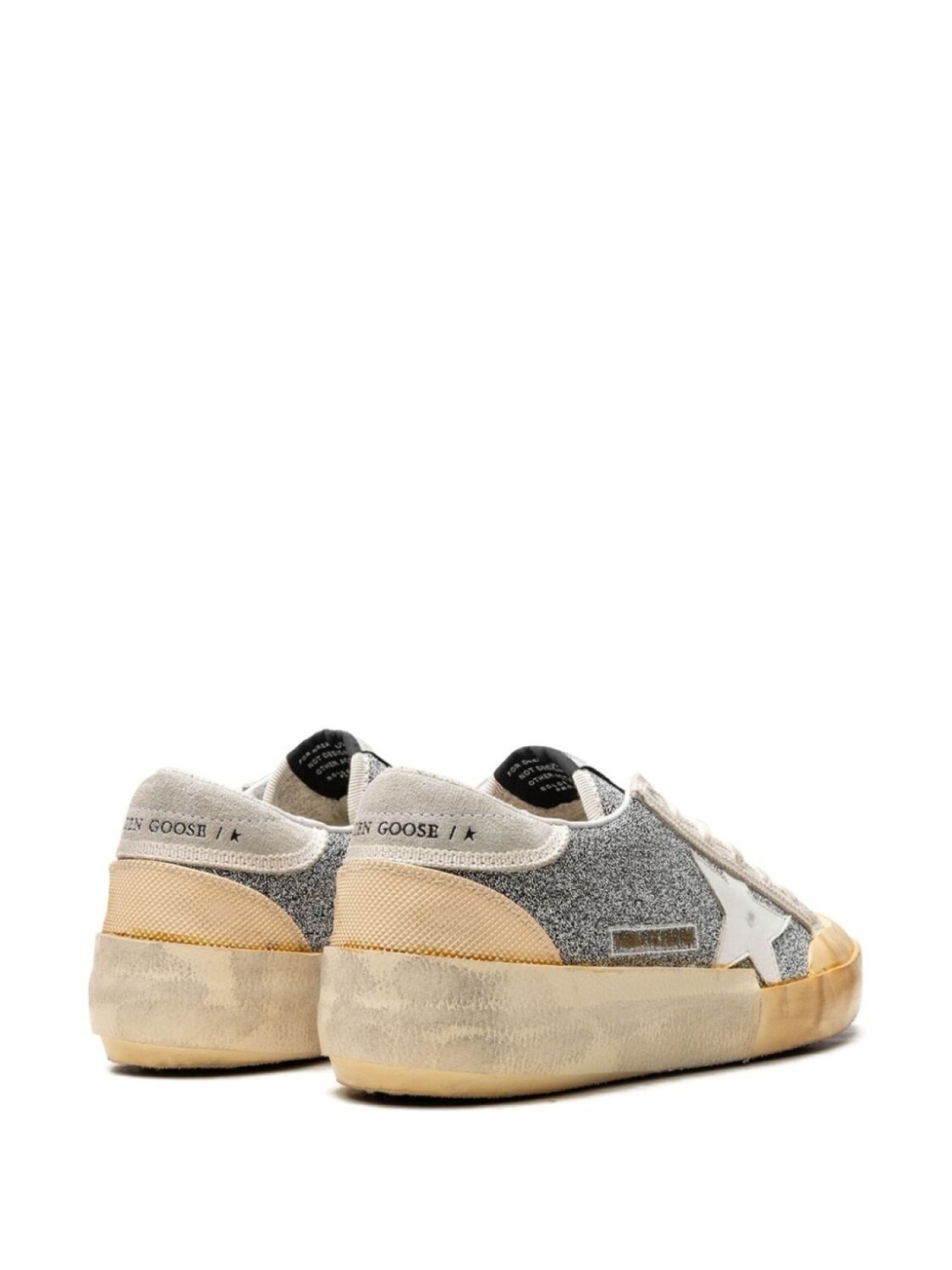 Golden Goose кроссовки Super-Star "Silver/White/Ice Vanilla", серебристый — фото 3