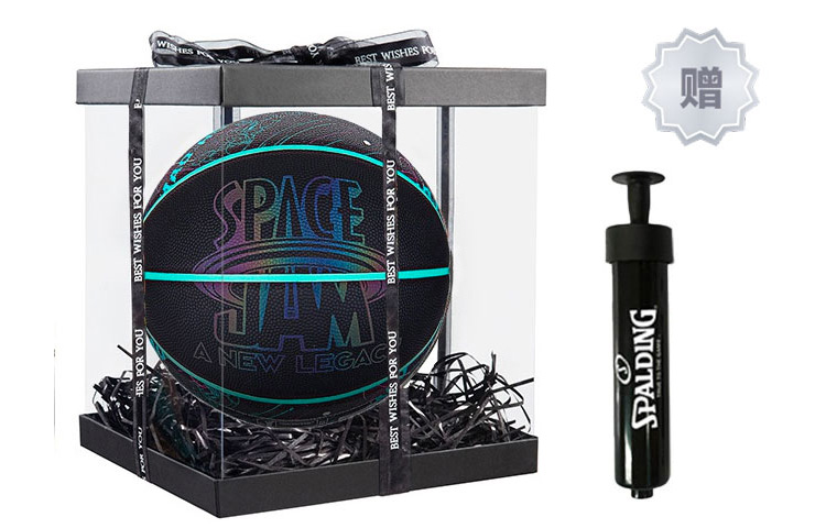 

SPALDING Коллекция совместного брендинга PU баскетбольный мяч black размер 7 тренировочный unisex