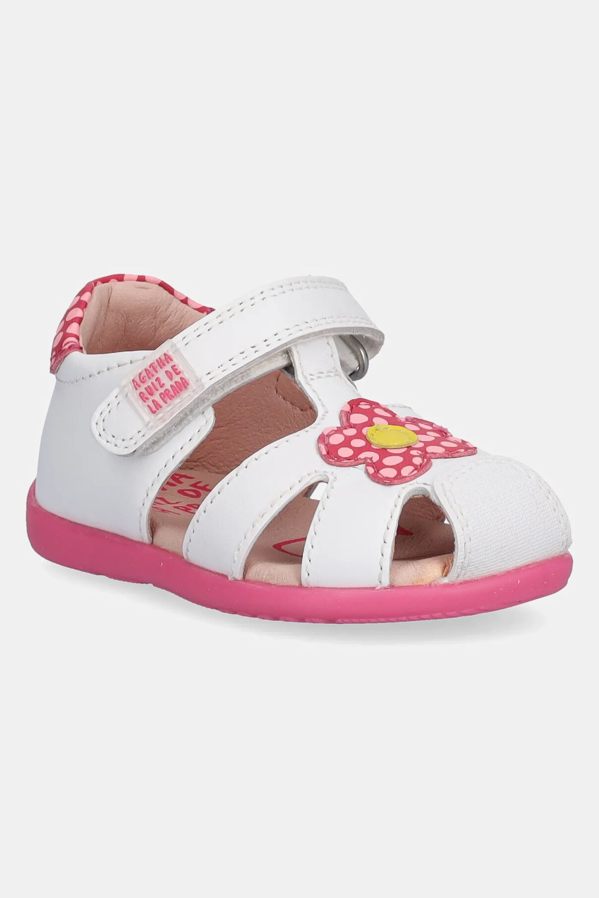 

Детские кожаные сандалии Agatha Ruiz de la Prada, белый