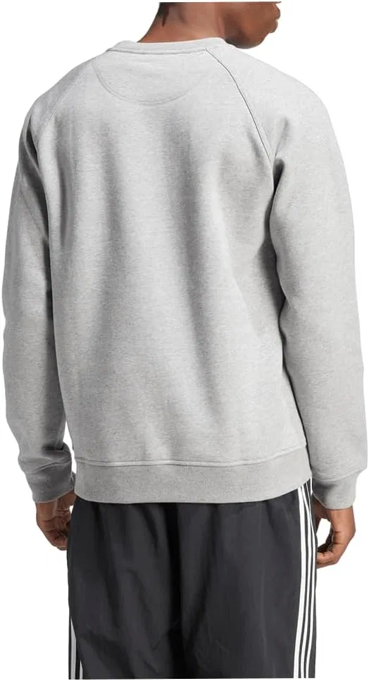 Толстовка Adidas Essentials с круглым вырезом, мужская, повседневная - Grey — фото 3