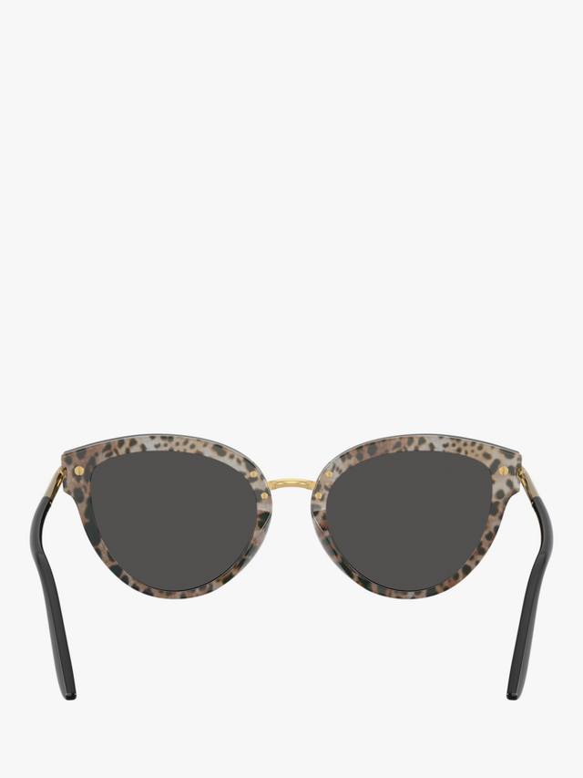 DG4492 женские солнцезащитные очки Butterfly Dolce & Gabbana, Black — фото 4