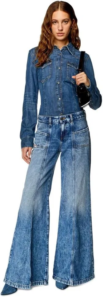 Джинсы клеш Diesel, Denim — фото 2