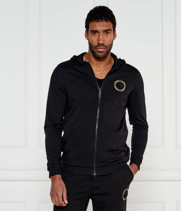 

Толстовка Plein Sport Regular Fit с круглым логотипом, черный