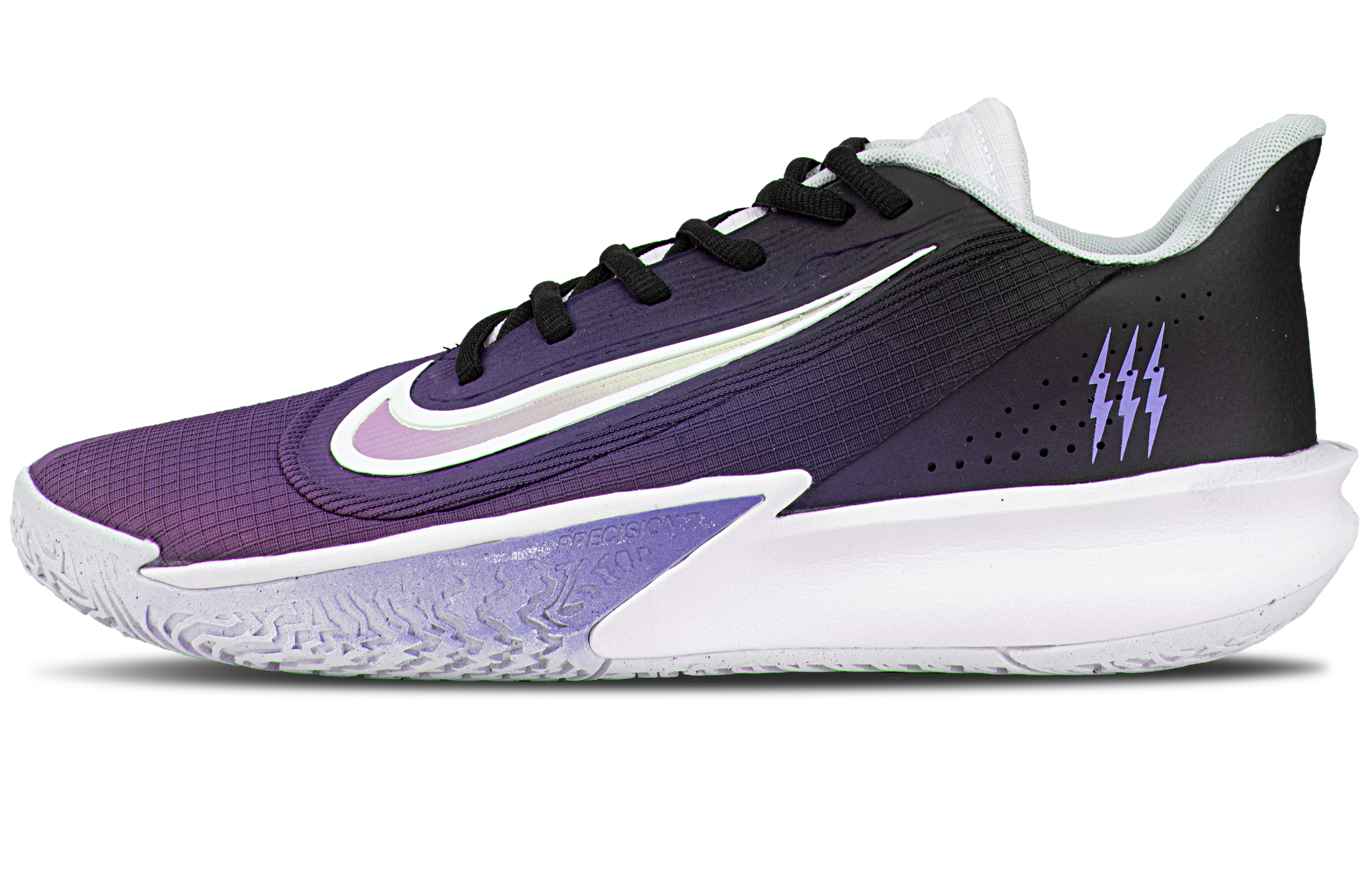 

Nike Баскетбольные кроссовки Precision 7 с низким верхом, устойчивые к истиранию, черные, мужские