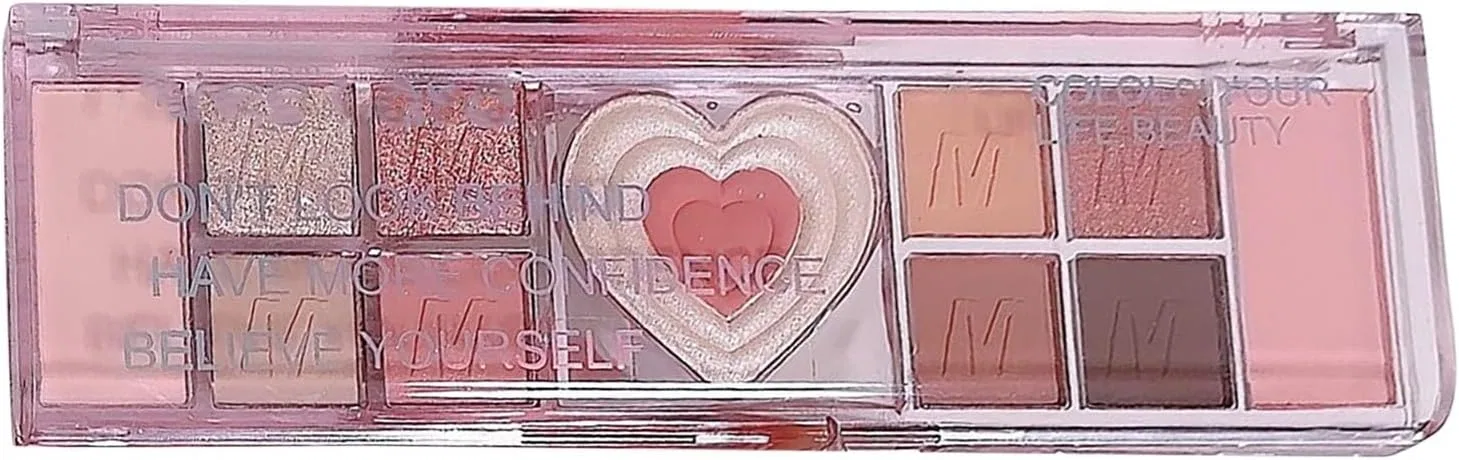 Тени для век Pro Eye Palette Air Cool Mute Color Pink, 12 оттенков