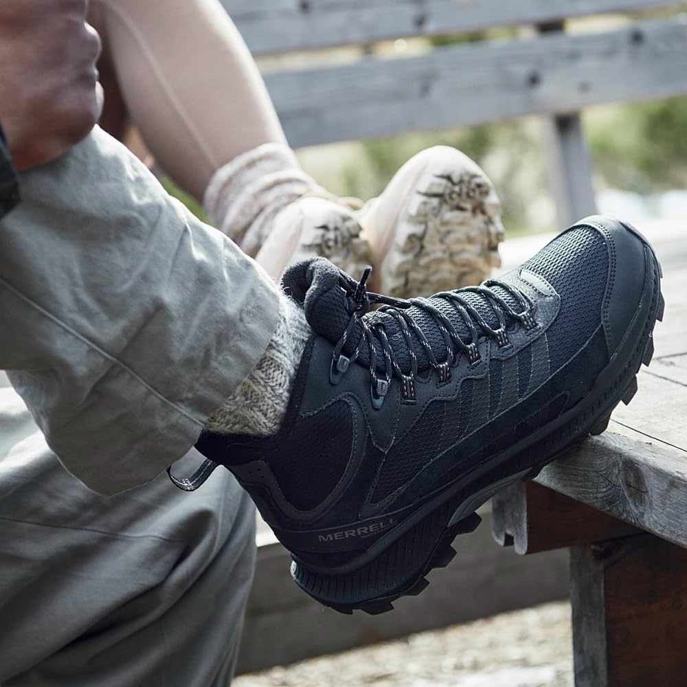 Мужские ботинки Merrell Speed Strike 2 Thermo Mid водонепроницаемые, черный — фото 2