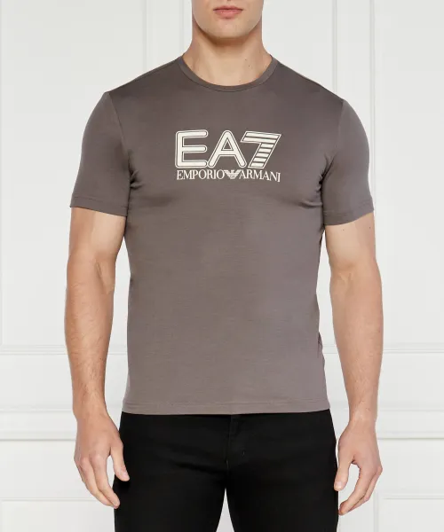 

Футболка Slim fit Ea7, серый