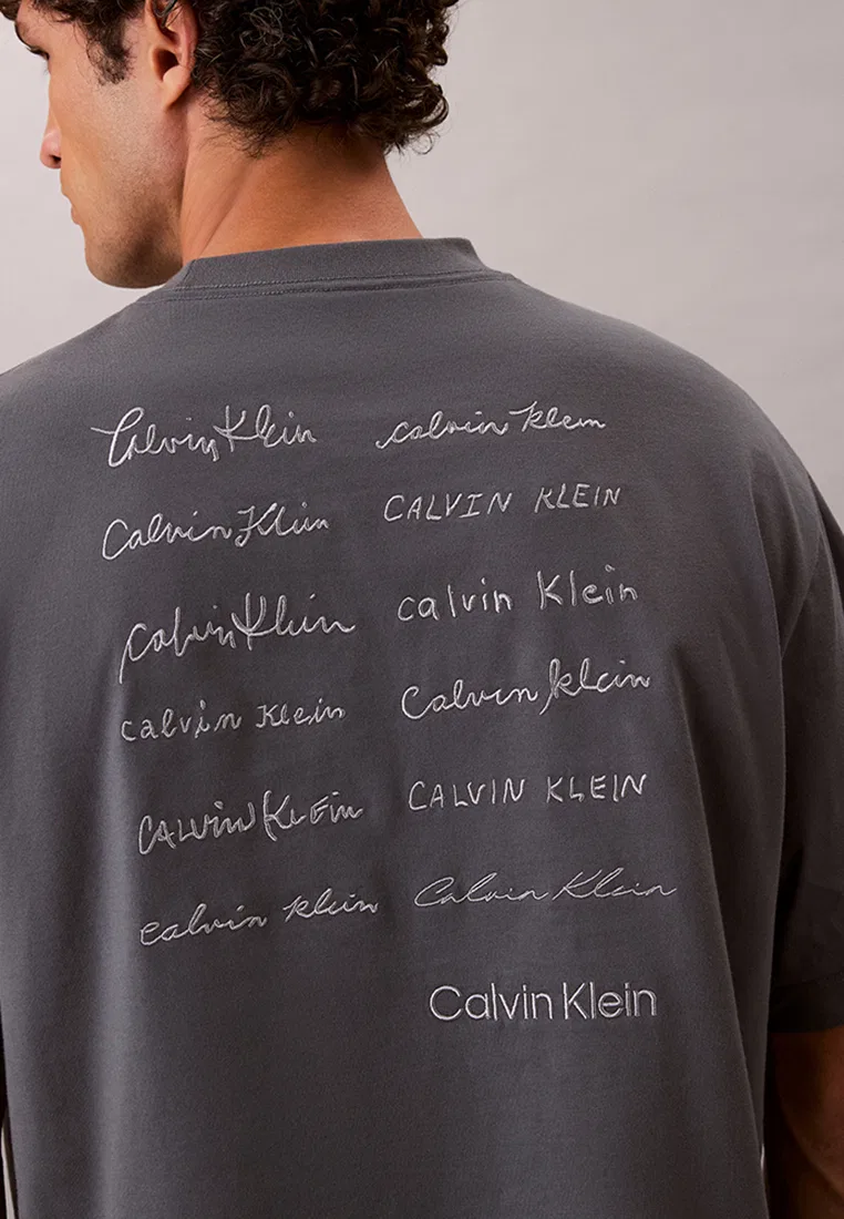 Футболка, свободный крой, Calvin Klein Jeans — фото 4