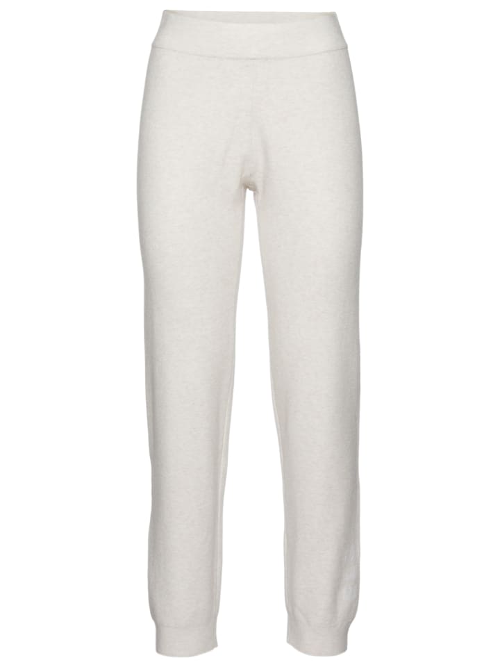 

ELBSAND Вязаные брюки кремового цвета