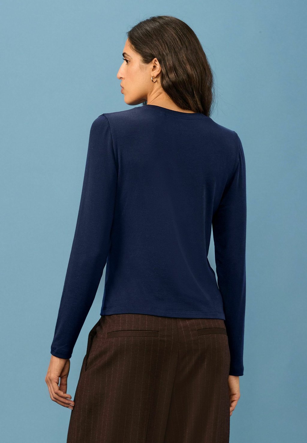 

Топ с длинными рукавами REGULAR FIT SOFT TOUCH Next, синий