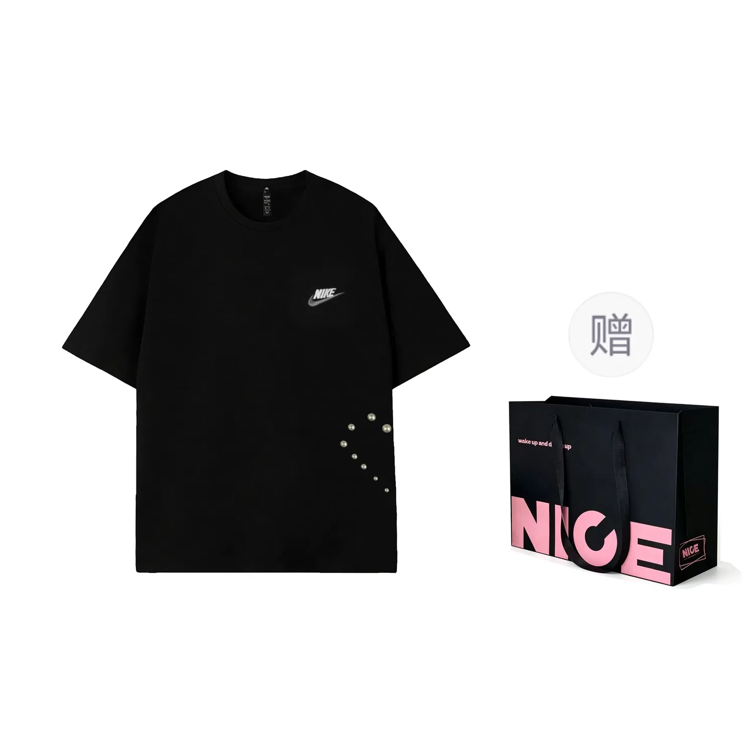 Футболка Nike Sportswear Club 2 Pack черная — фото 3