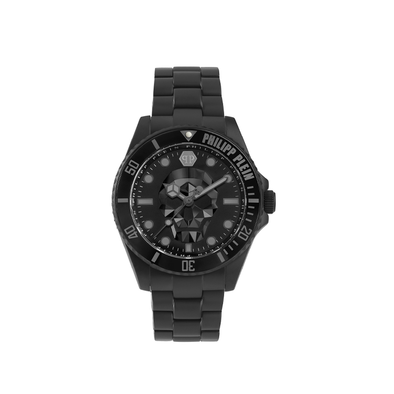 

PHILIPP PLEIN Часы $kull Quartz 43mm, Black Dial