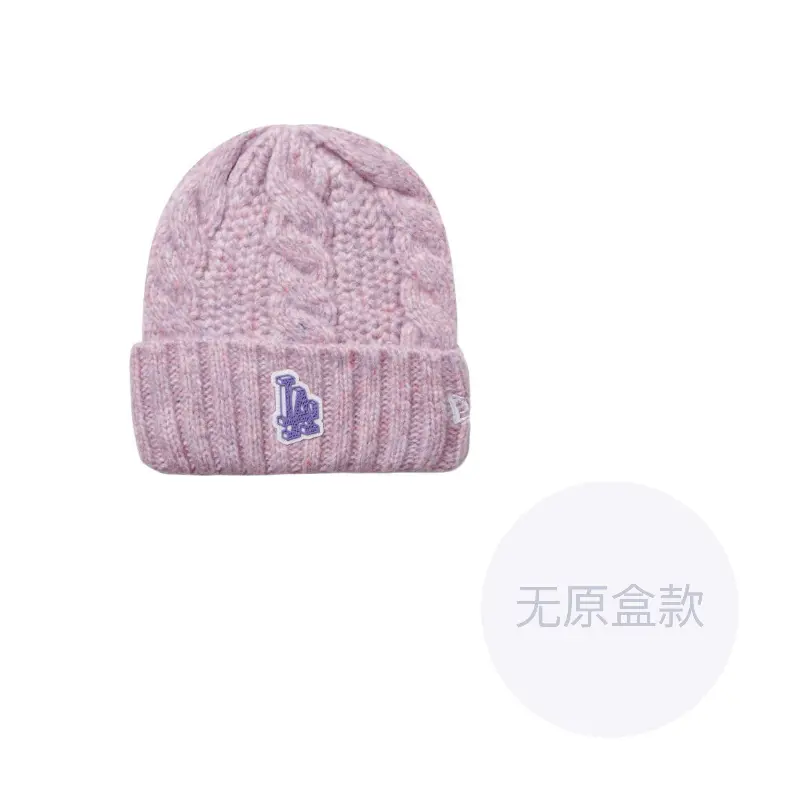 

New Era Шерстяная акриловая нейлоновая шапка унисекс разноцветная, Pink