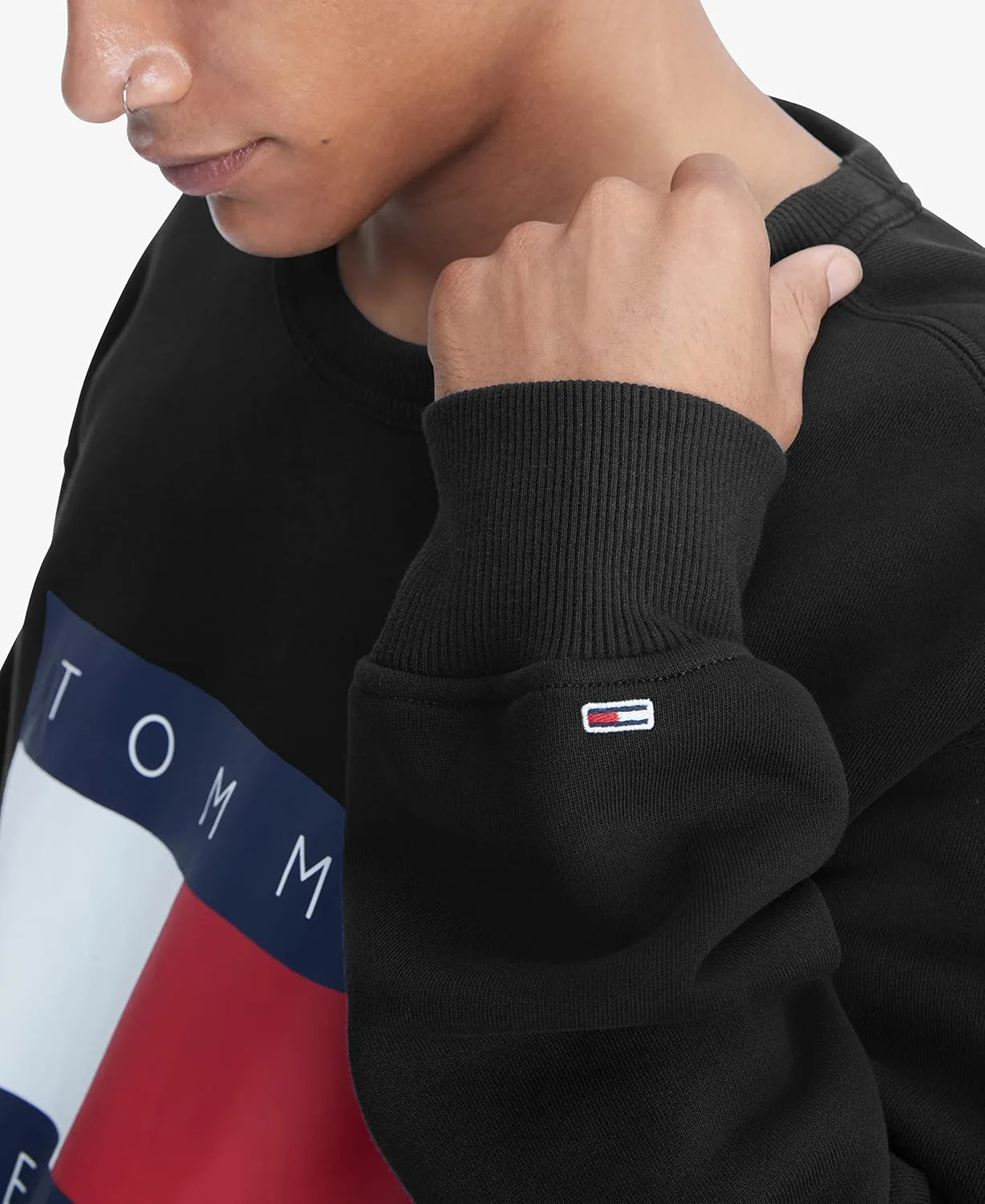 Толстовка Tommy Hilfiger с длинным рукавом и логотипом — фото 3