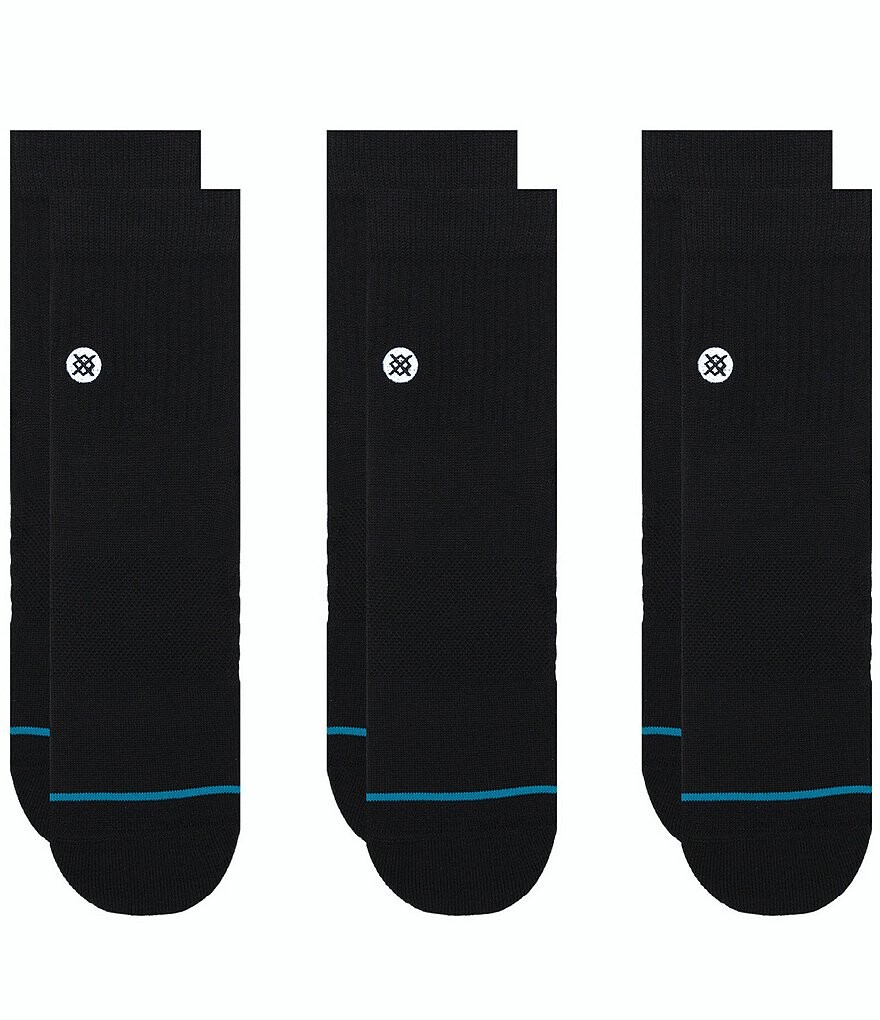 

Комплект четвертных носков Stance Icon, 3 пары, черный