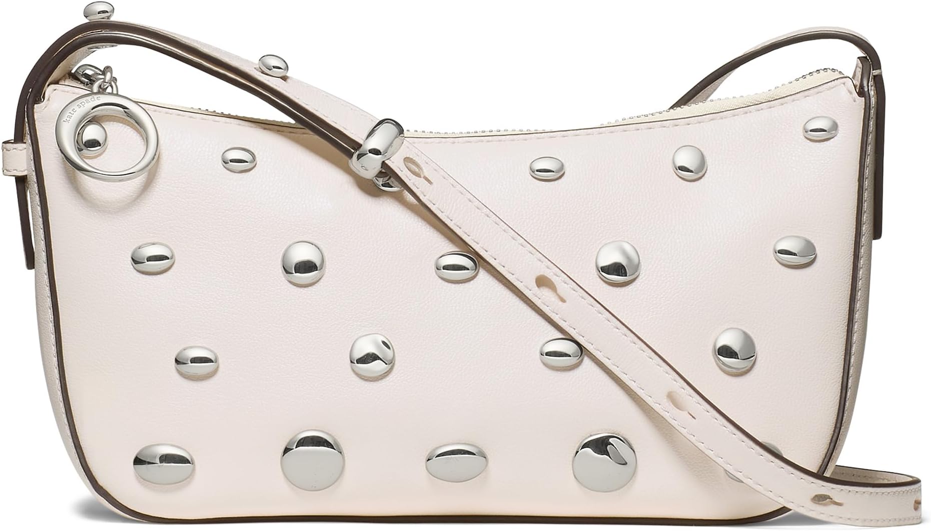 

Сумка кросс-боди Kate Spade New York Halo Studded Fine Grain Leather Crossbody, кремовый