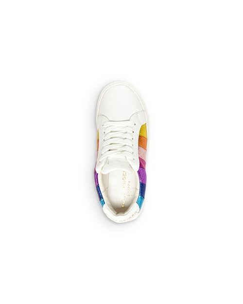 Низкие кроссовки Mini Lane Stripe для девочек – для малышей и больших детей KURT GEIGER LONDON, цвет White — фото 4