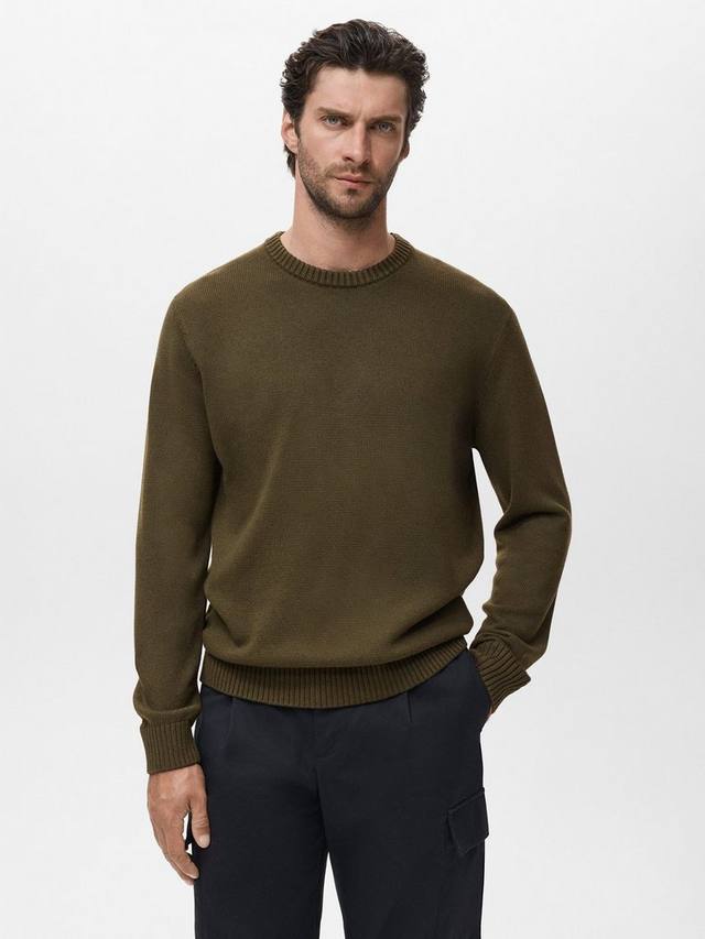 

Свитер с круглым вырезом Mango, Dark Green